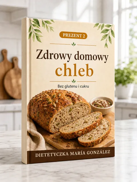 Okładka poradnika Zdrowy domowy chleb, bez glutenu i cukru